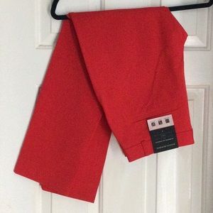 Banana Republic classic Sloan pant, red, size 8regular